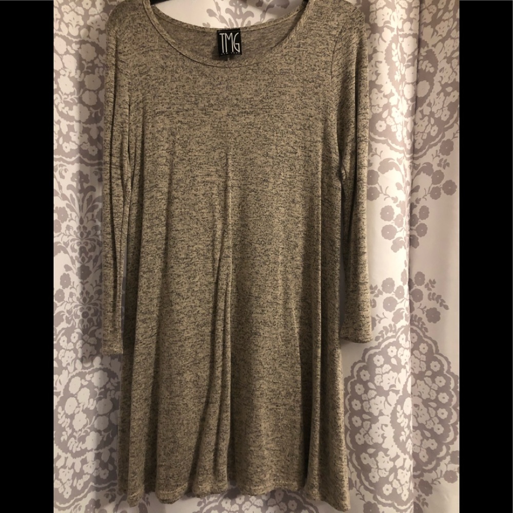 Long sleeve sweater dress
